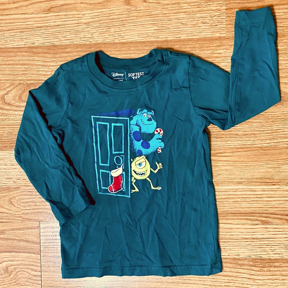 Monster’s Inc Christmas long sleeved tee